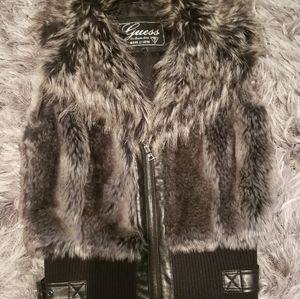 Guess Faux Fur Vest
